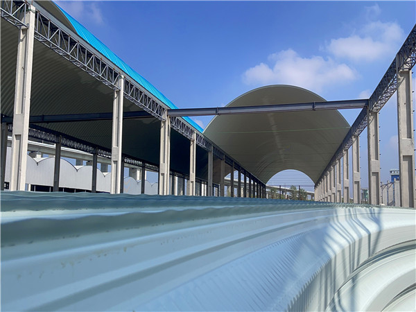 泰州泰興堆料棚拱形屋頂工程案例解析無梁拱結(jié)構(gòu)成型及吊裝 泰州泰興堆料棚拱形屋頂工程案例解析無梁拱結(jié)構(gòu)成型及吊裝